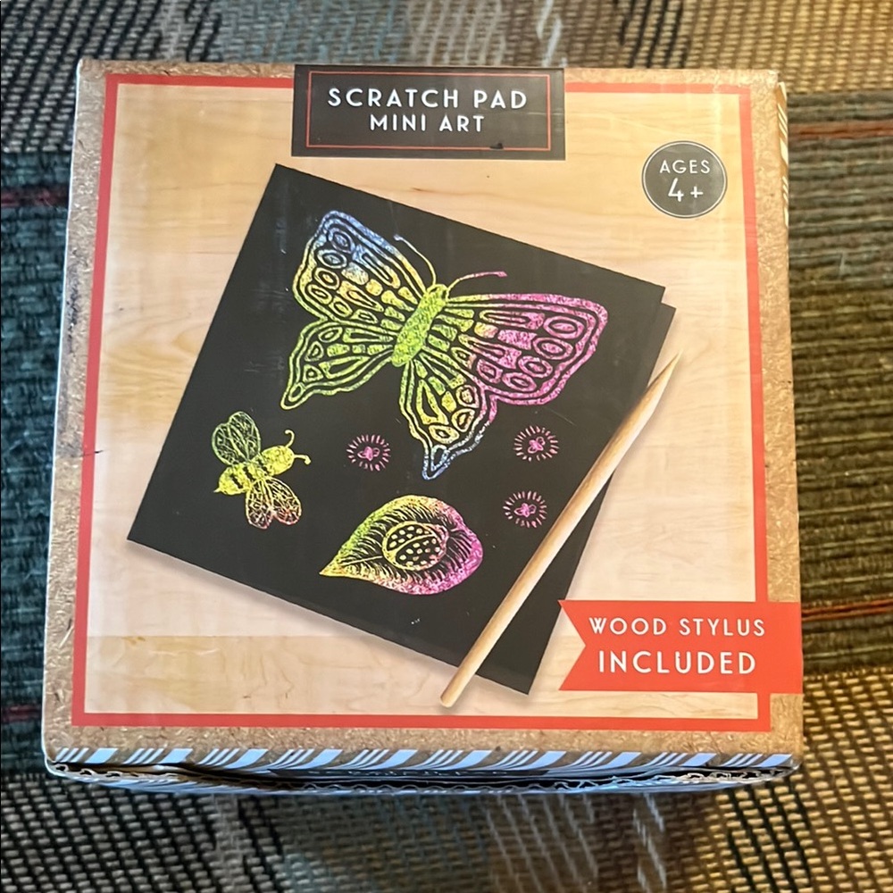 Mini Art Scratch Pad (stylus not included)